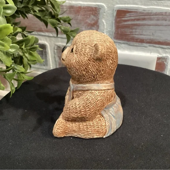 🔴 Vintage - 1984 to 1985 - Stone Critters Baby Teddy - Excellent Condition - Picture 3 of 11